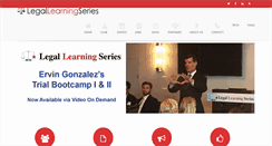 Desktop Screenshot of legallearningseries.com